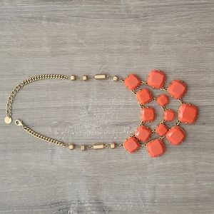 Stella & Dot Olivia Bib Necklace - Poppy